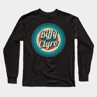 Circle Retro Biffy Clyro Long Sleeve T-Shirt
